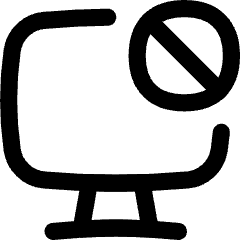 Desktop Block Icon from Flex Line Set