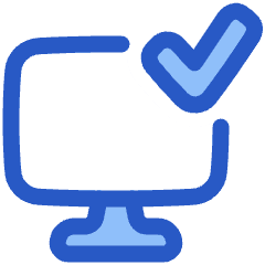 Desktop Check Icon from Plump Duo Set