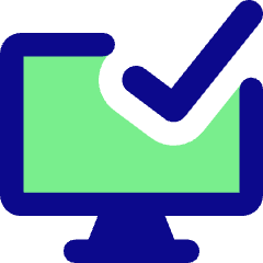 Desktop Check Icon from Core Pop Set