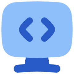 Desktop Code Icon from Flex Flat Set