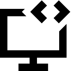Desktop Code Icon from Sharp Remix Set