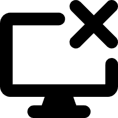 Desktop Delete Icon from Core Solid Set