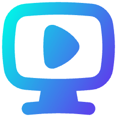 Desktop Display Live Tv Icon from Flex Gradient Set
