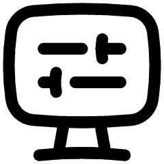 Desktop Display Settings Icon from Flex Line Set