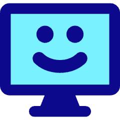 Desktop Emoji Icon from Core Pop Set