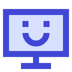 Desktop Emoji Icon from Sharp Duo Set