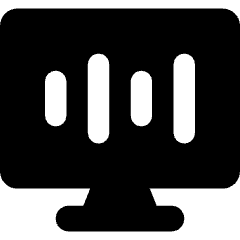 Desktop Equalizer Icon from Core Solid Set