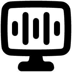 Desktop Equalizer Icon from Plump Solid Set