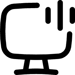 Desktop Equalizer Icon from Flex Line Set