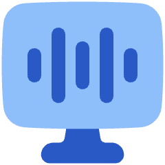 Desktop Equalizer Icon from Plump Flat Set