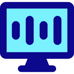 Desktop Equalizer Icon from Core Pop Set