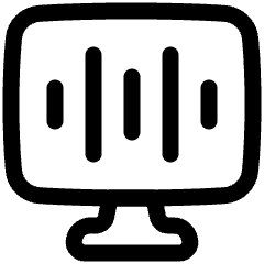 Desktop Equalizer Icon from Plump Line Set