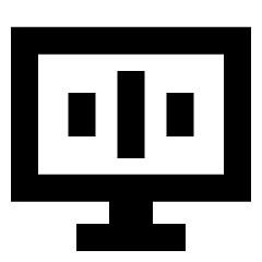 Desktop Equalizer Icon from Sharp Solid Set