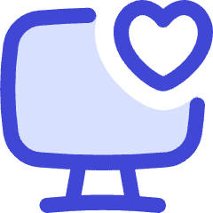 Desktop Favorite Heart Icon from Flex Duo Set