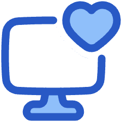 Desktop Favorite Heart Icon from Plump Duo Set