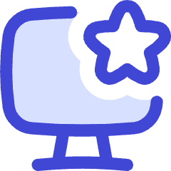 Desktop Favorite Star Icon from Flex Duo Set