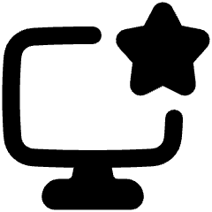 Desktop Favorite Star Icon from Plump Remix Set