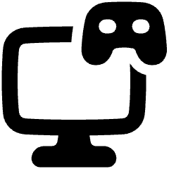 Desktop Game Icon from Plump Solid Set