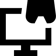 Desktop Game Icon from Sharp Solid Set