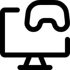 Desktop Game Icon from Core Line Set