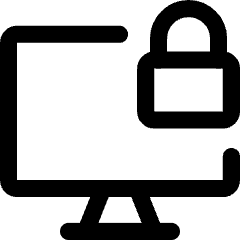 Desktop Lock Icon from Core Line Set