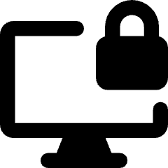 Desktop Lock Icon from Core Remix Set