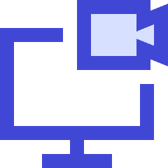 Desktop Meeting Icon from Sharp Duo Set