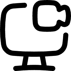 Desktop Meeting Icon from Flex Line Set