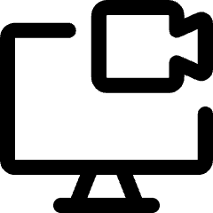 Desktop Meeting Icon from Core Line Set