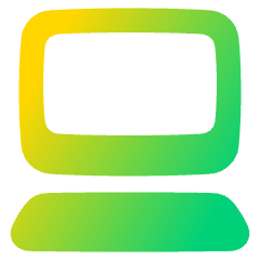 Desktop Icon from Plump Gradient Set