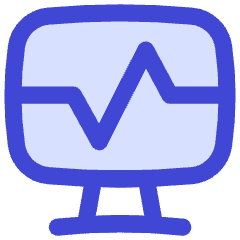 Desktop Monitor Browse Activity Performance Icon from Flex Duo Set