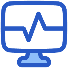 Desktop Monitor Browse Activity Performance Icon from Plump Duo Set