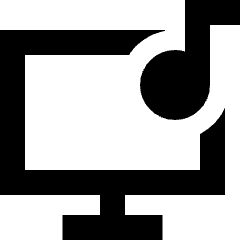 Desktop Music Icon from Sharp Remix Set