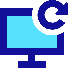 Desktop Refresh Icon from Sharp Pop Set