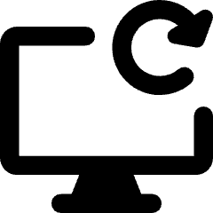 Desktop Refresh Icon from Core Remix Set