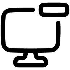 Desktop Remove Icon from Plump Line Set