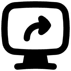 Desktop Screen Share Icon from Flex Remix Set