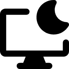 Desktop Screensaver Sleep Icon from Core Remix Set