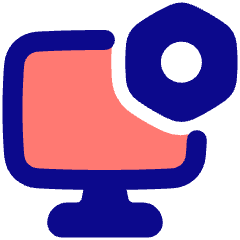 Desktop Setting Bolt Nut Icon from Plump Pop Set