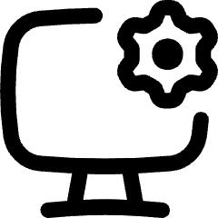 Desktop Setting Gear Icon from Flex Line Set