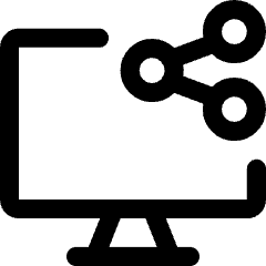 Desktop Share Icon from Core Line Set