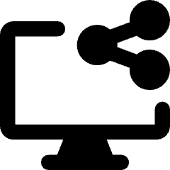 Desktop Share Icon from Core Remix Set