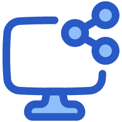 Desktop Share Icon from Plump Duo Set