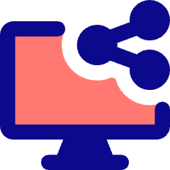 Desktop Share Icon from Core Pop Set