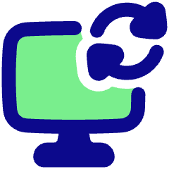 Desktop Sync Icon from Plump Pop Set