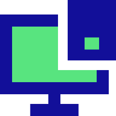 Desktop Sync Phone Icon from Sharp Pop Set