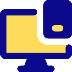 Desktop Sync Phone Icon from Core Pop Set