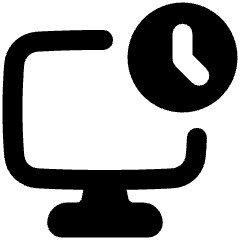Desktop Time Icon from Plump Remix Set