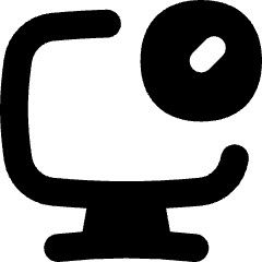 Desktop Time Icon from Flex Solid Set