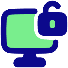 Desktop Unlock Icon from Plump Pop Set